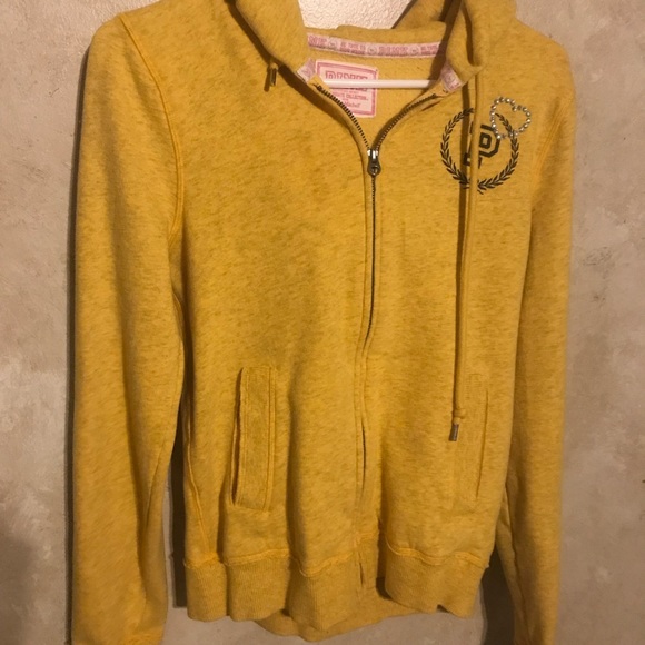 PINK Victoria's Secret Jackets & Blazers - Pink yellow hoodie